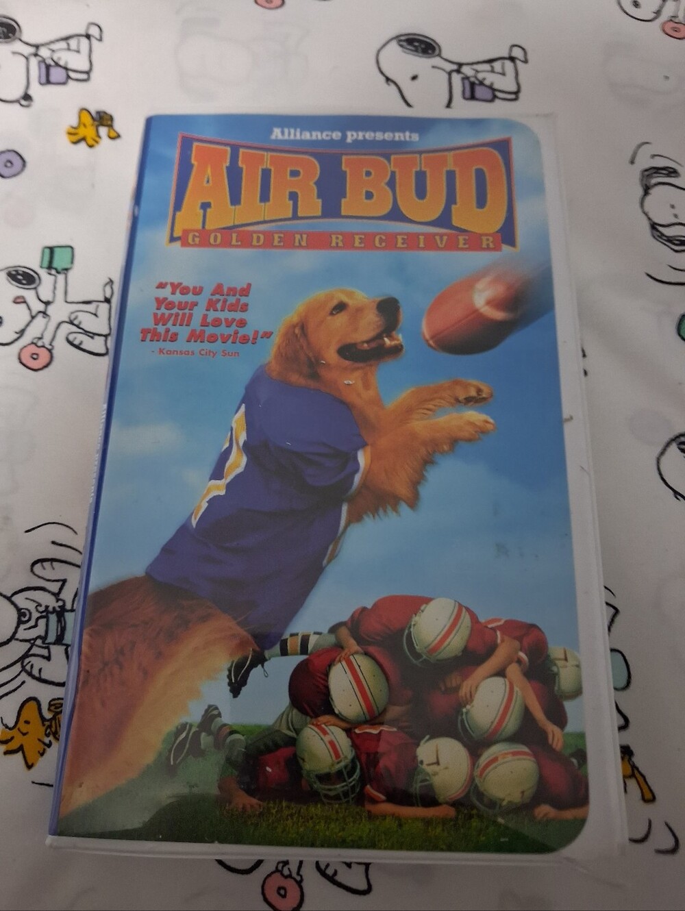 Vintage 1990S Air Bud Golden Receiver Movie VHS Tape Alliance Films Football